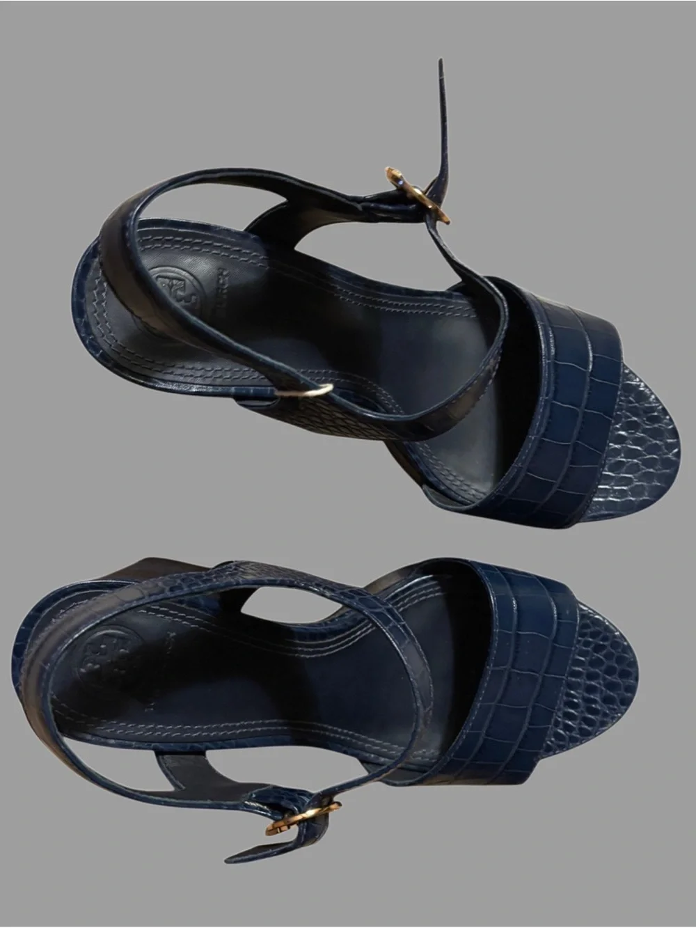 Tory Burch croc embossed